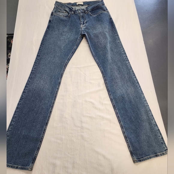 NWT Tecovas Men's Blue Denim Jeans Slim Fit 5 Pockets, sz 30 X 34 - Picture 12 of 16